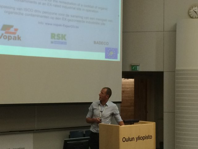 Project presentation at 9th European Conference on Ecological Restoration in Oulu, Finland